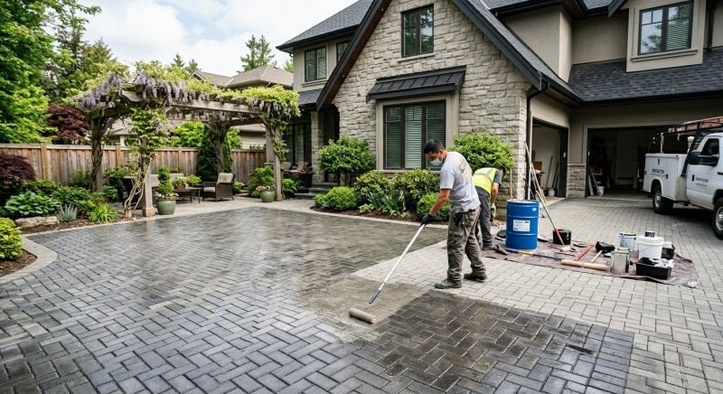 Sidewalk Concrete Sealing in Redmond, WA